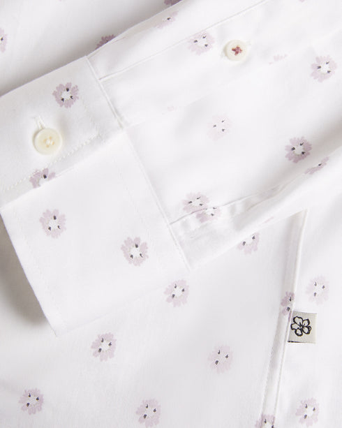 KYME-Shirts-Long Sleeve Ditsy Floral Shirt- Ted Baker Romania